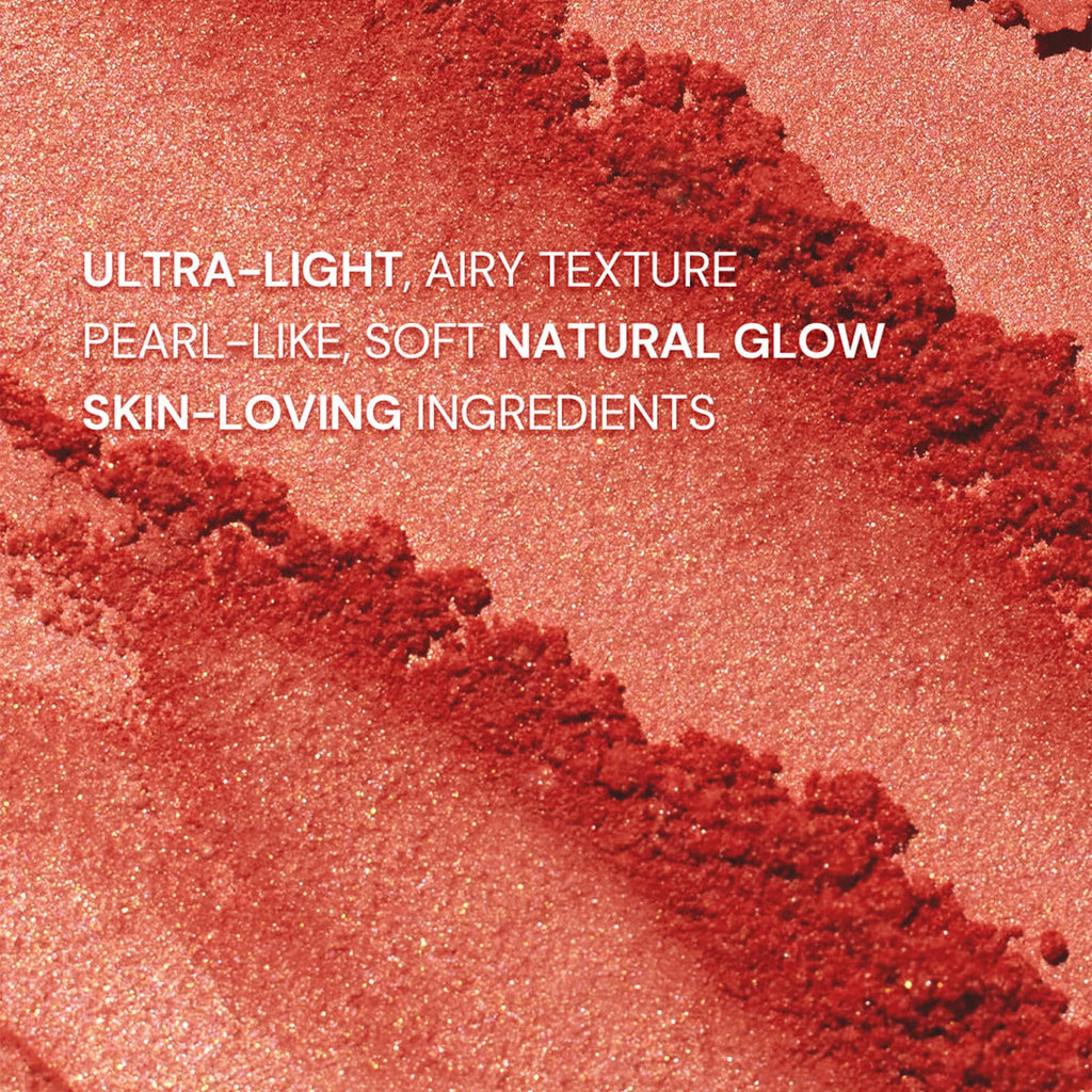 Flower Knows Shell's Jewel Silk Satin Blush – SunKissed Coral | Buildable & Radiant Cheek Color
