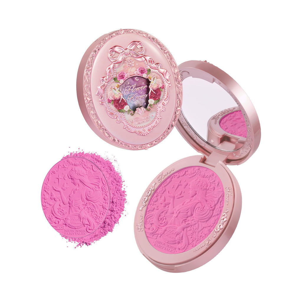 Flower Knows Midsummer Fairytales Velvet Embossed Blush – 02 Dreaming Butterfly