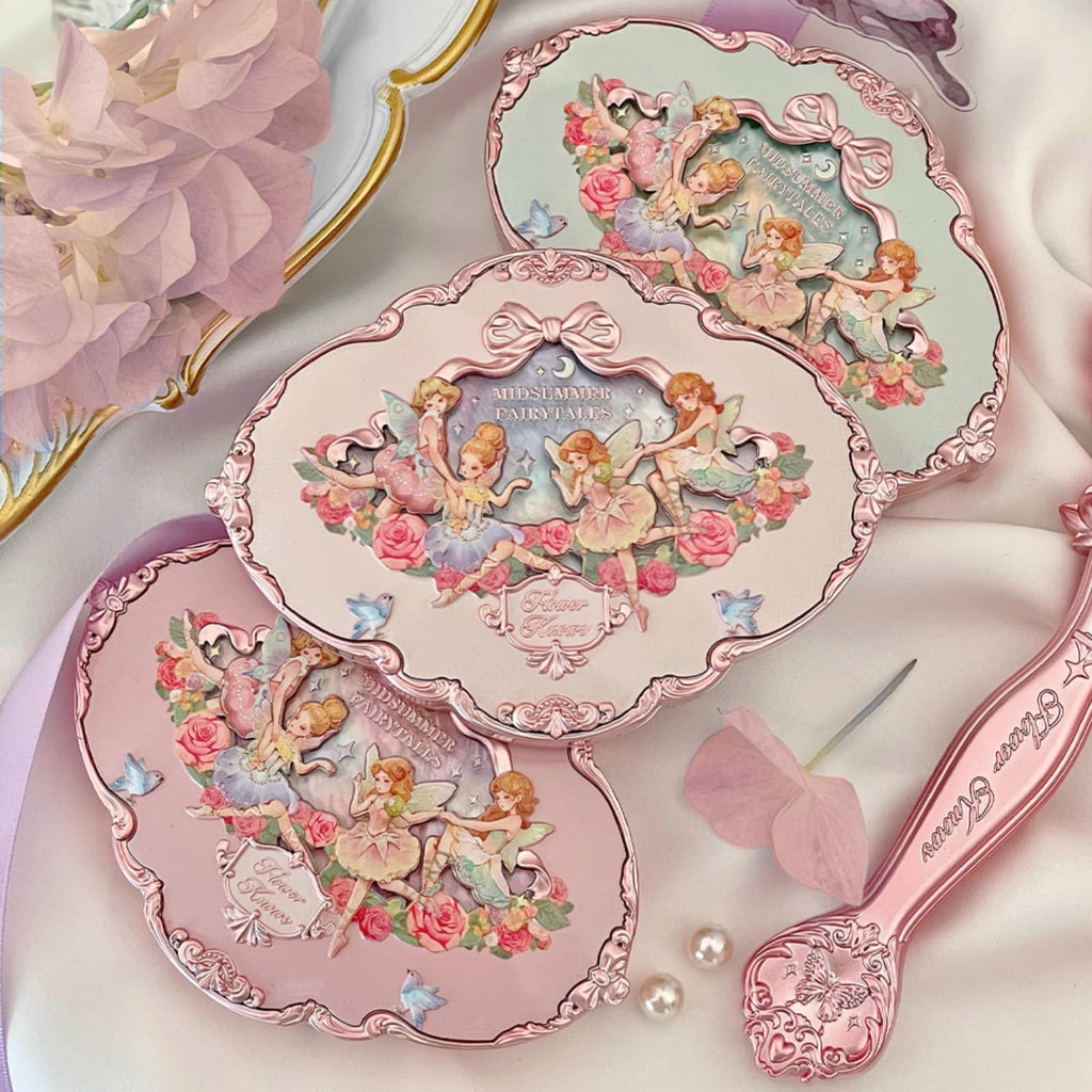Flower Knows Midsummer Fairytales Embossed Five-Color Eyeshadow Palette – 0.23 oz – 03 Fairy Melody