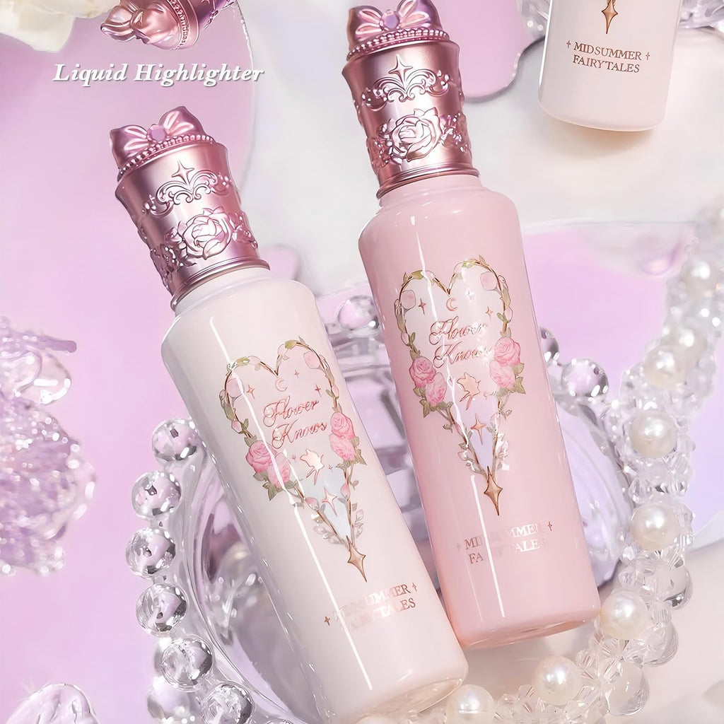 Flower Knows Midsummer Fairytales Liquid Highlighter – Moonlight Swing Silver Glow