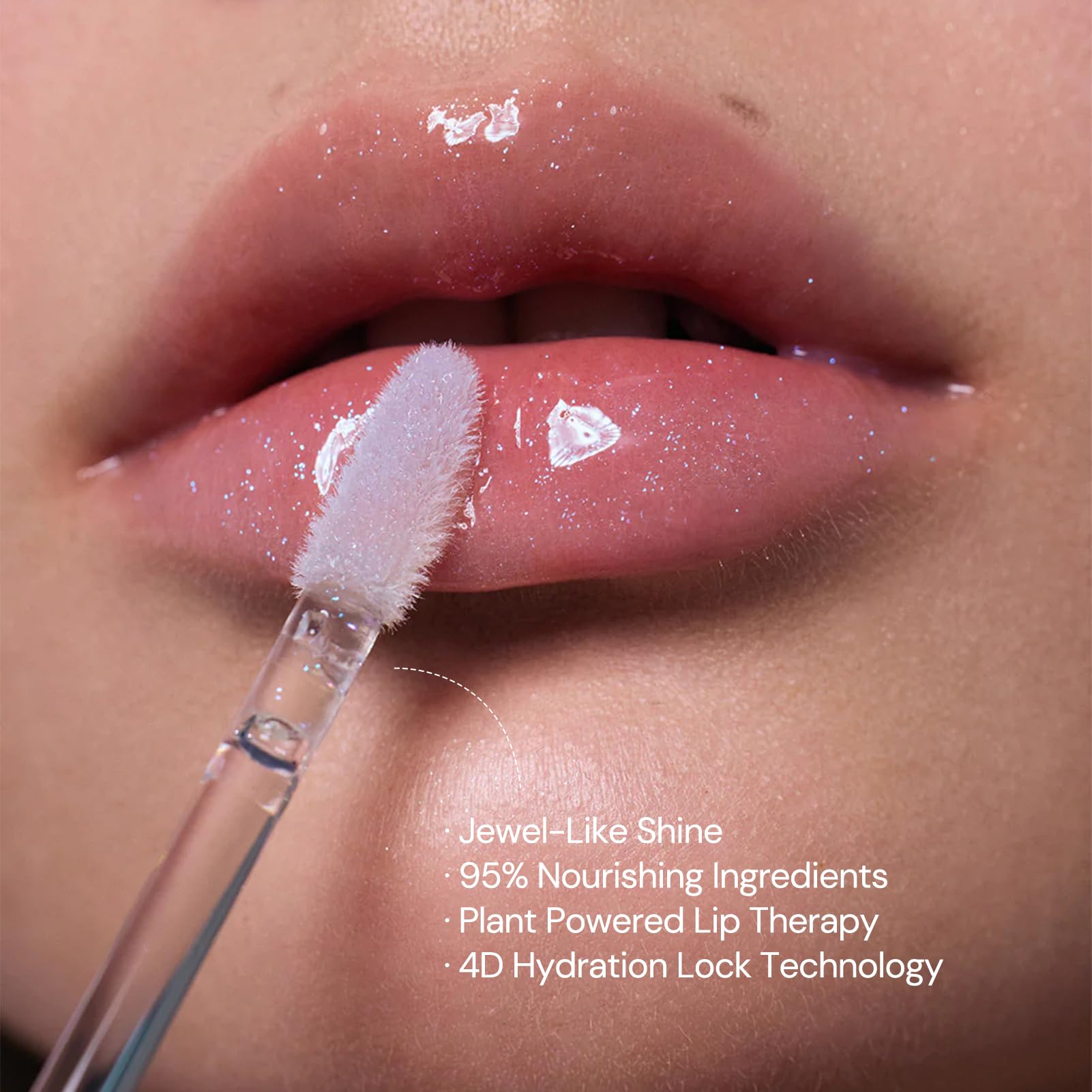 Flower Knows Shell's Jewel Lip Glaze – Seafoam Glow