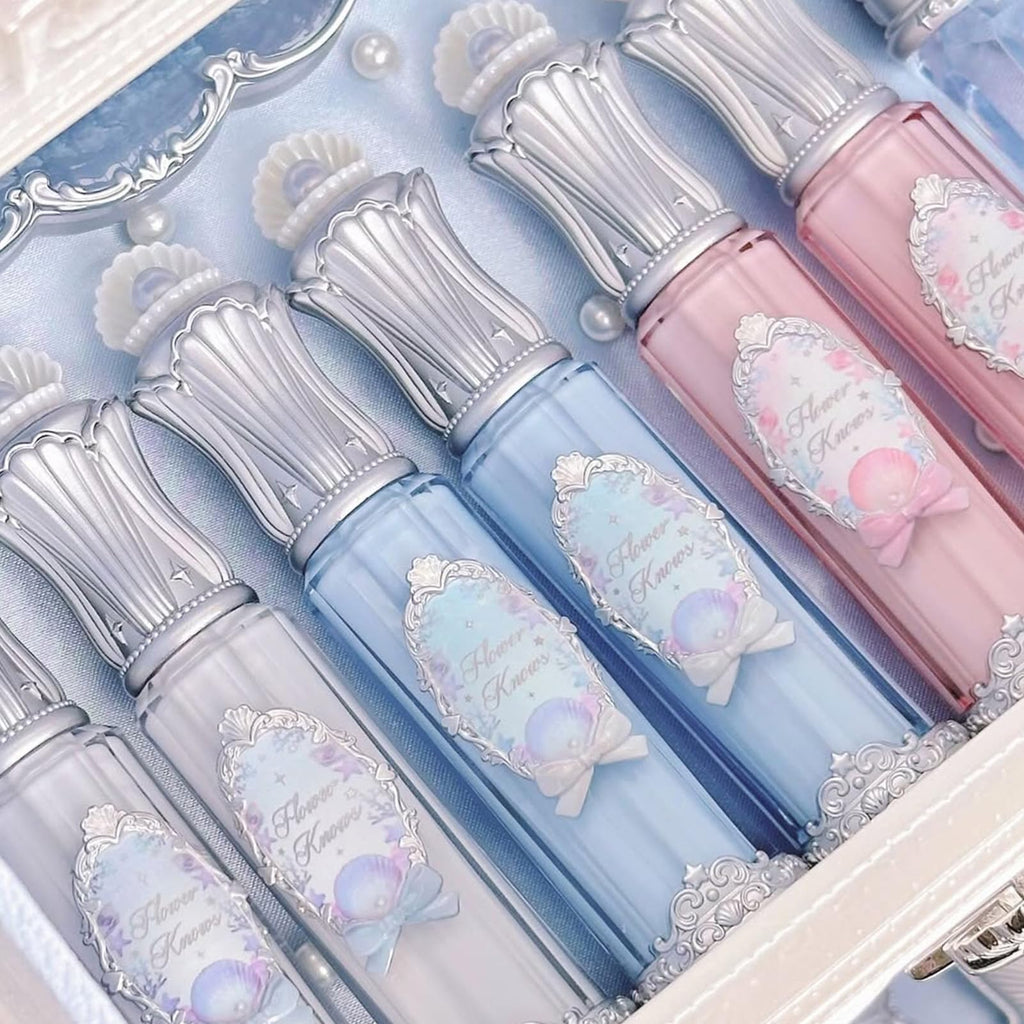 Flower Knows Shell's Jewel Lip Glaze – Seafoam Glow