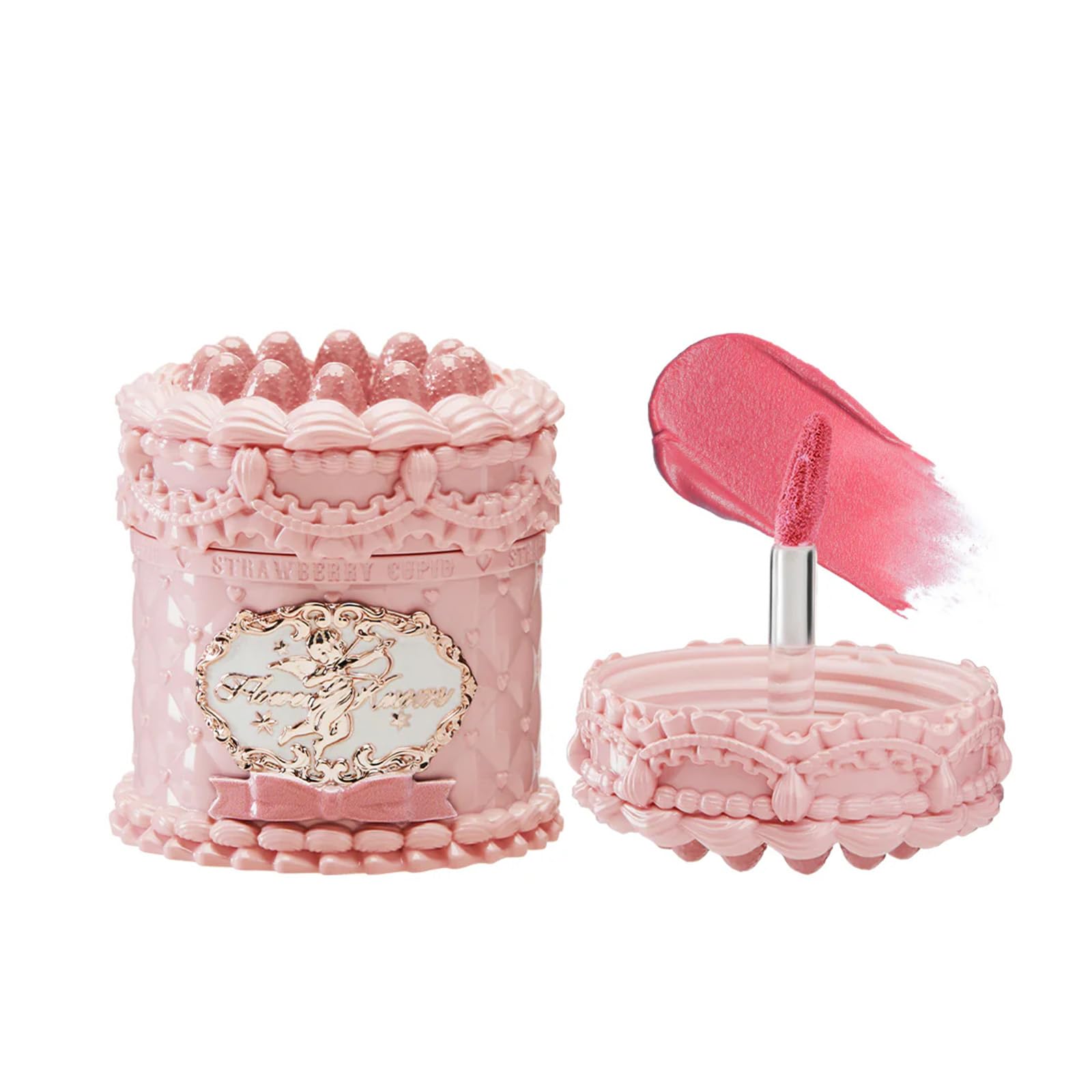 Flower Knows Strawberry Cupid Cake Lip Cream – Tulip Hot Pink Velvet Matte Lipstick