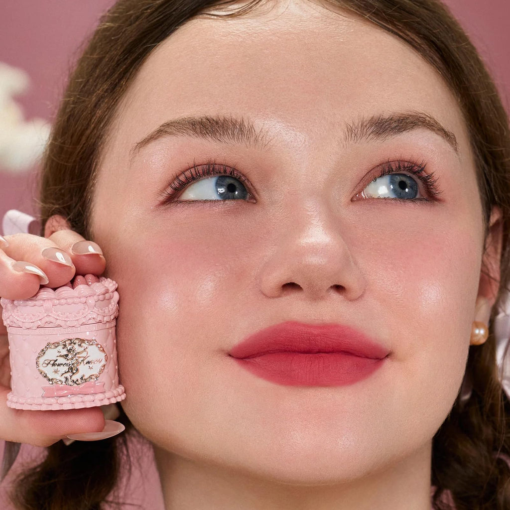 Flower Knows Strawberry Cupid Cake Lip Cream – Tulip Hot Pink Velvet Matte Lipstick
