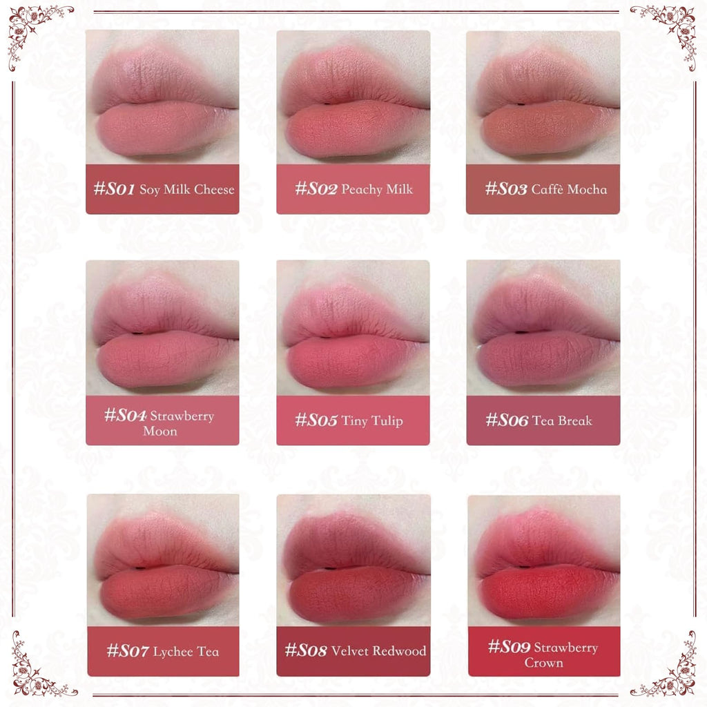 Flower Knows Strawberry Rococo Cloud Lip Cream – Long-Lasting Soft Pink Matte Lipstick (0.12 fl oz)