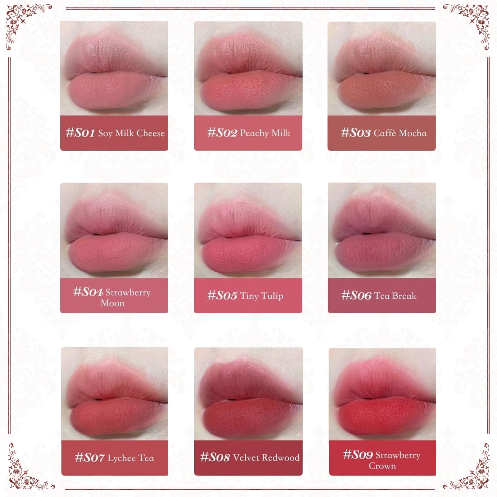 Flower Knows Strawberry Rococo Cloud Lip Cream – Long-Lasting Soft Pink Matte Lipstick (0.12 fl oz)