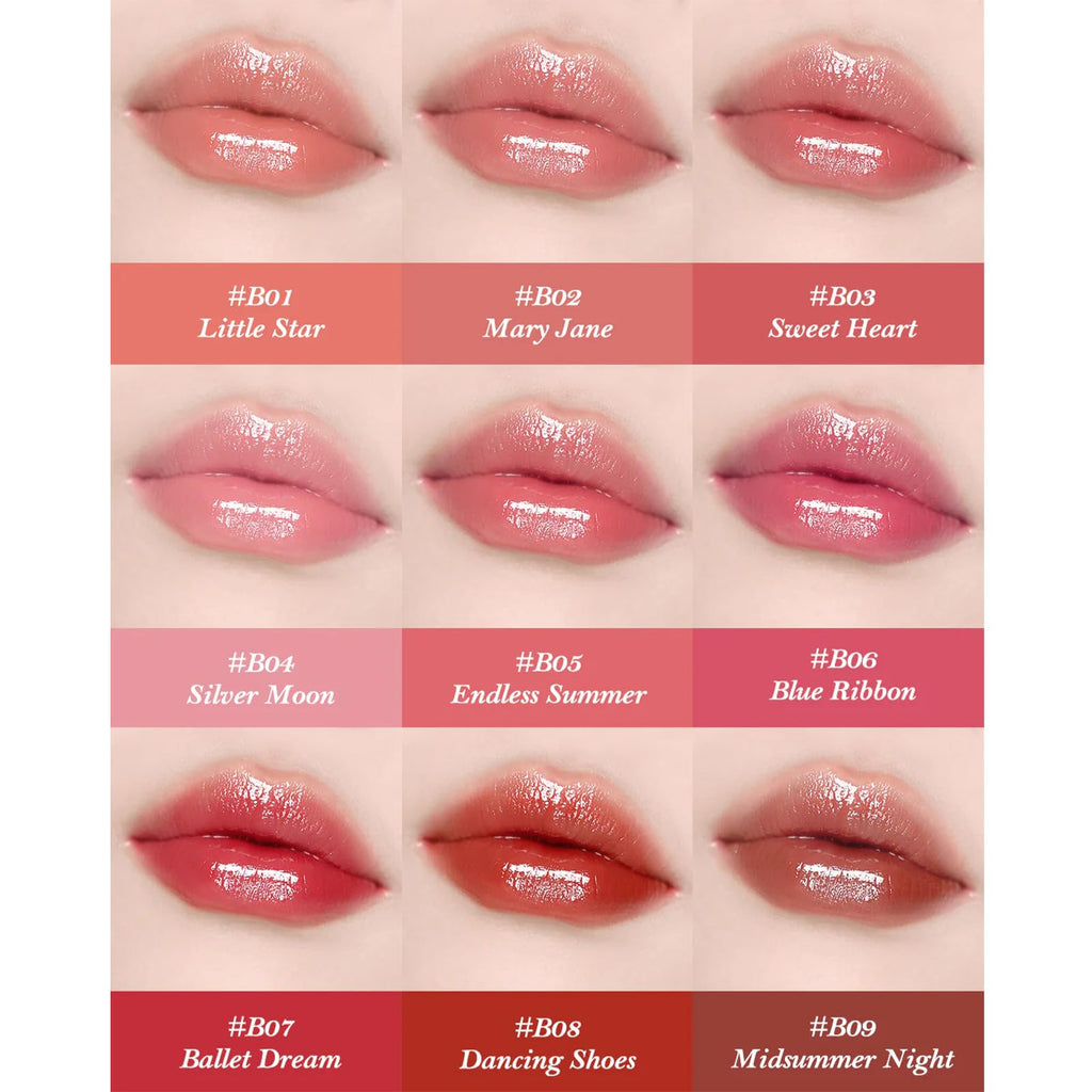 Flower Knows Swan Ballet Shine Lipstick | Hydrating Solid Lip Gloss in Cherry Blossom Pink