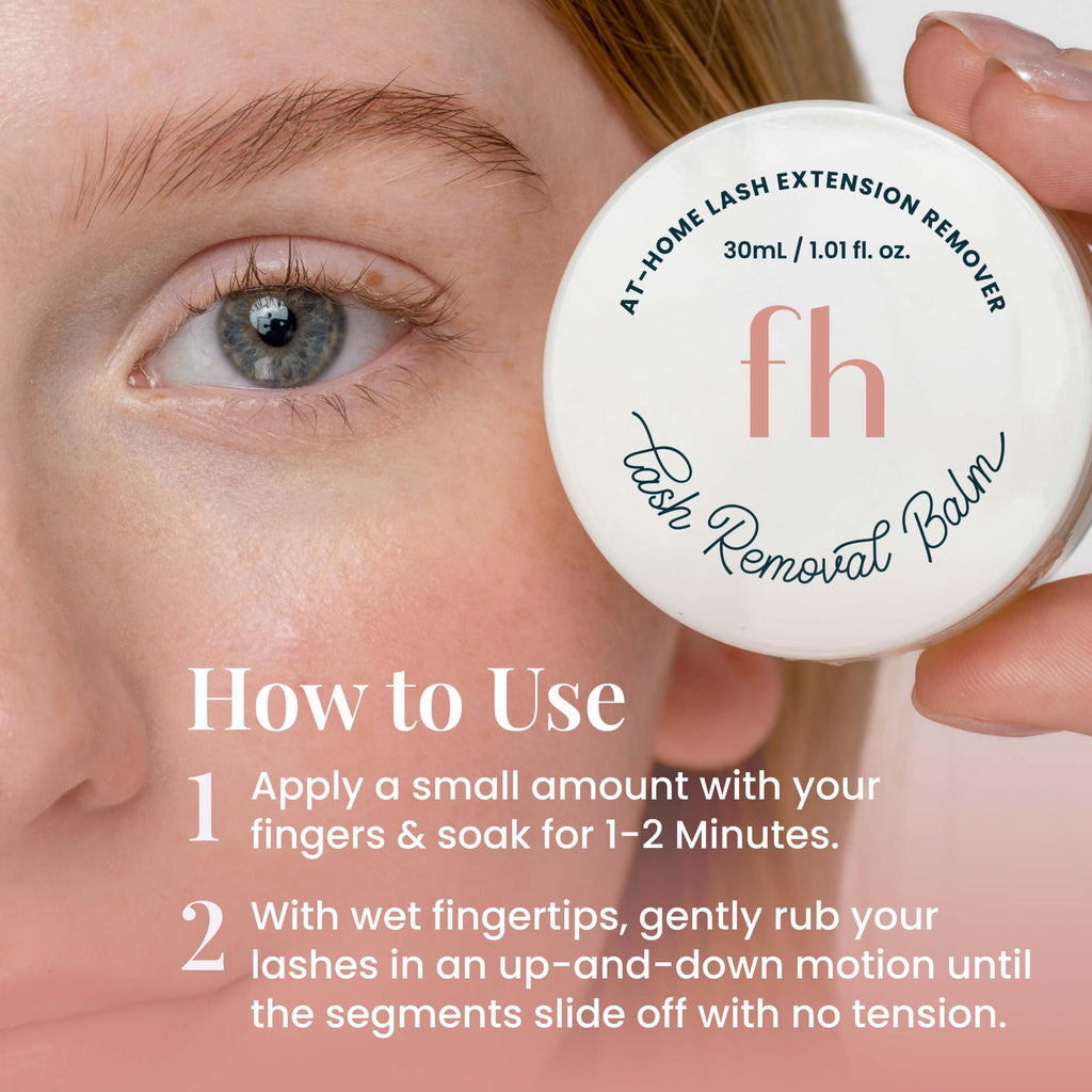 FlutterHabit Lash Removal Balm for Eyelash Adhesive & False Lashes – 30mL