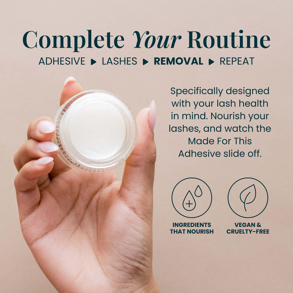 FlutterHabit Lash Removal Balm for Eyelash Adhesive & False Lashes – 30mL