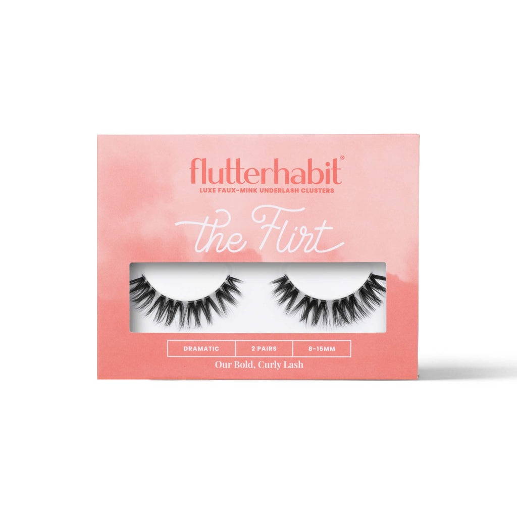 FlutterHabit The Flirt Lashes – 2 Sets of DIY Cat Eye Lash Extensions | Up to 10 Days Wear