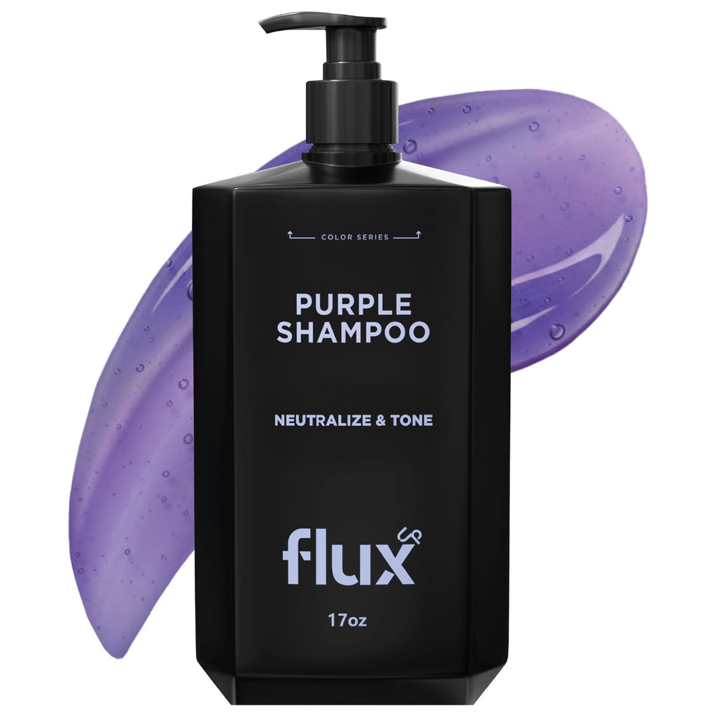 Flux Up Purple Shampoo for Blonde & Silver Hair | Sulfate-Free Brass Neutralizer
