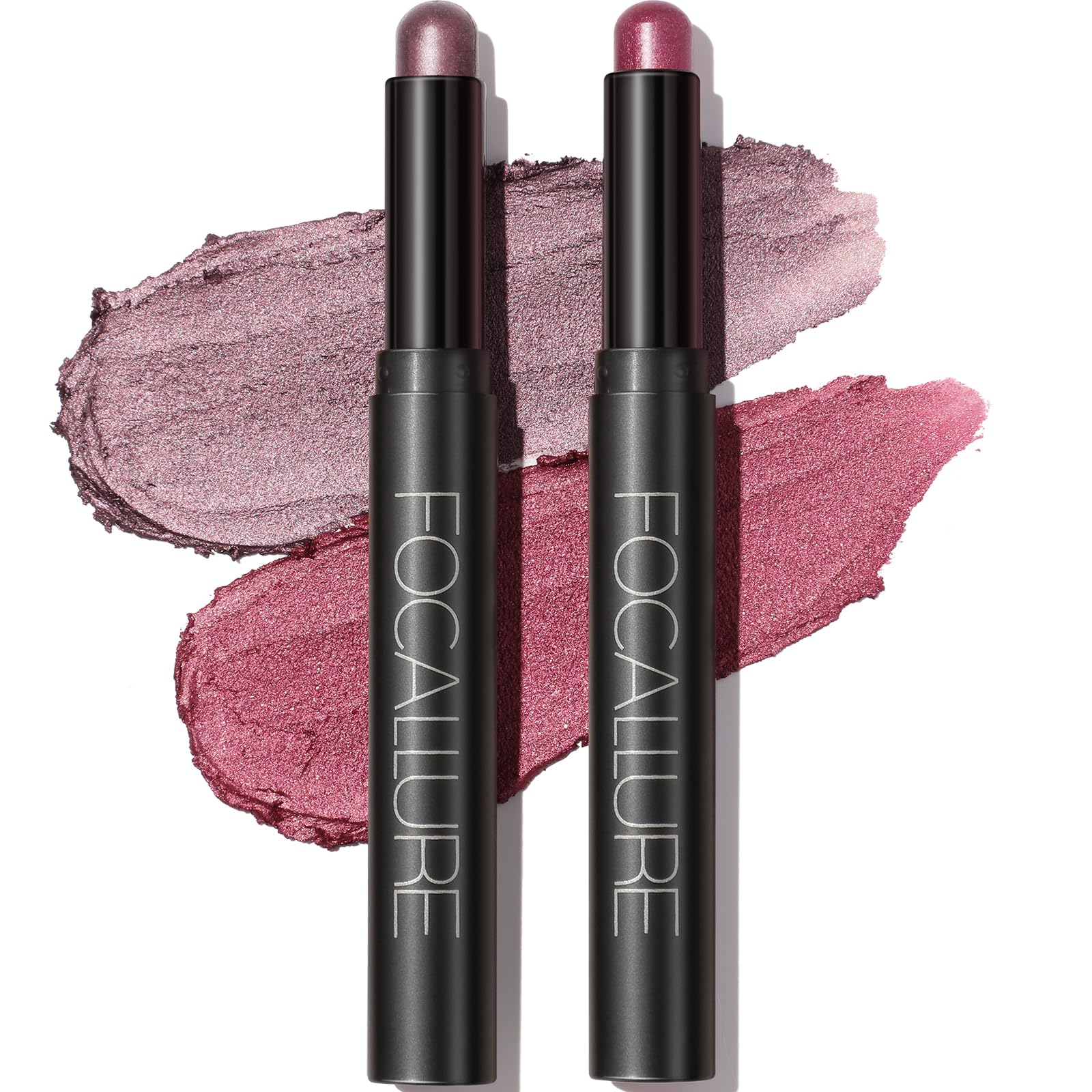FOCALLURE 2PCS Cream Eyeshadow Stick Sets — Matte & Shimmer