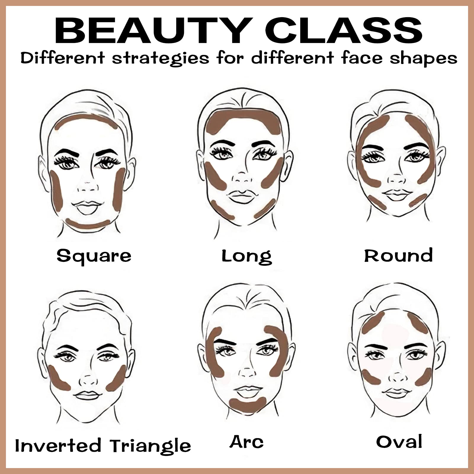 FOCALLURE Cream Contour Stick – Matte Bronzer for Professional Face Shaping, Mocha