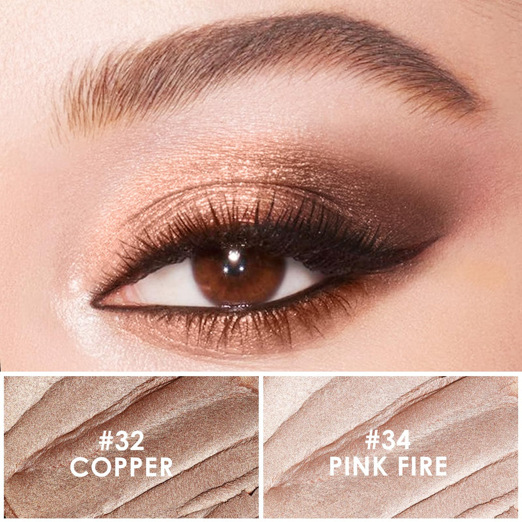 FOCALLURE 2-Pcs Cream Eyeshadow Stick Set – Long-Lasting, Waterproof, High-Pigment