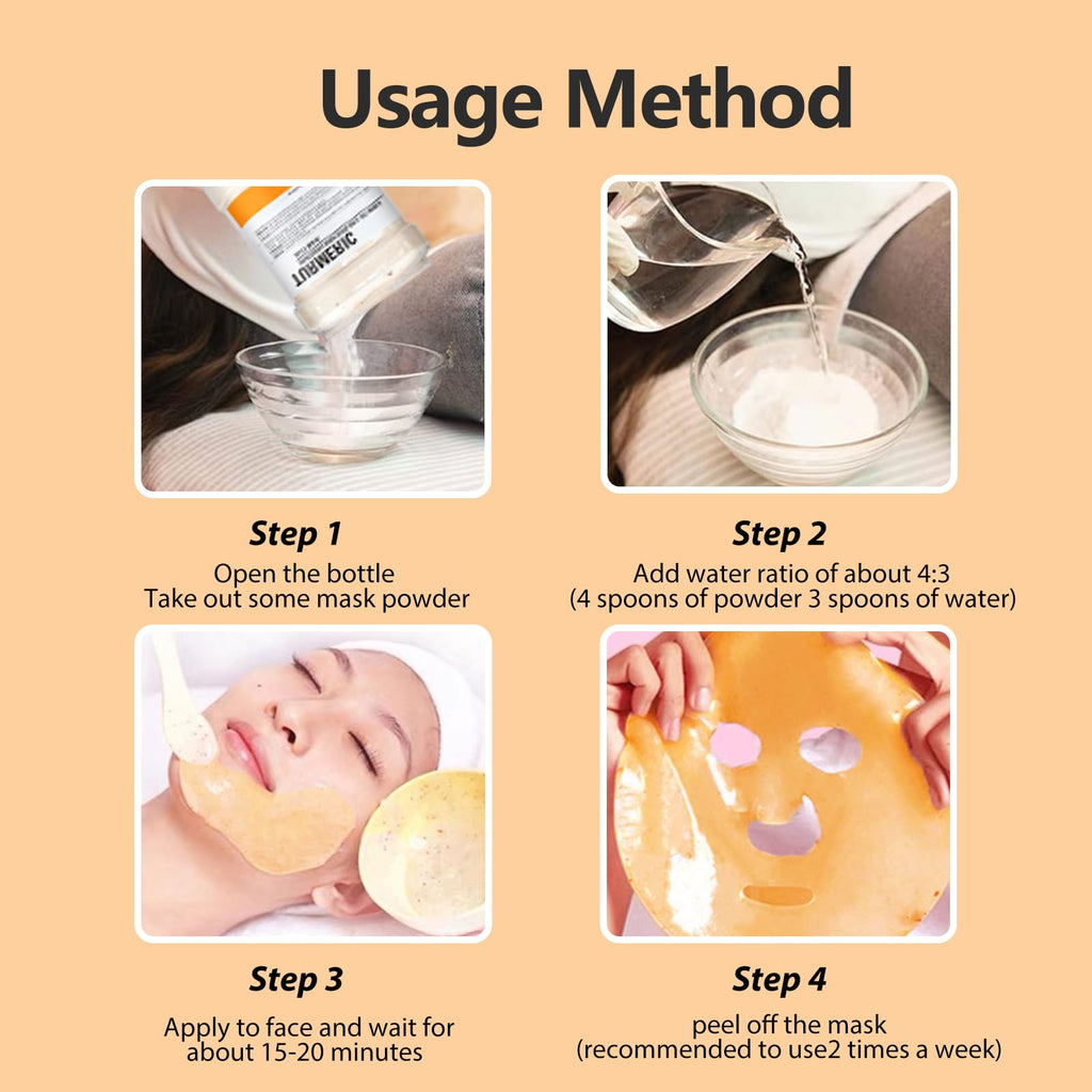 Fokiabin Jelly Mask — Deep Hydration & Glow, Peel-Off Rubber Gel (23 oz)