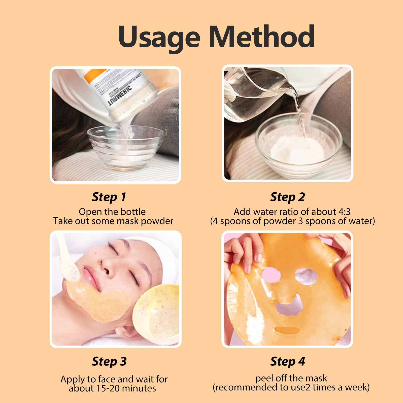 Fokiabin Jelly Mask — Deep Hydration & Glow, Peel-Off Rubber Gel (23 oz)