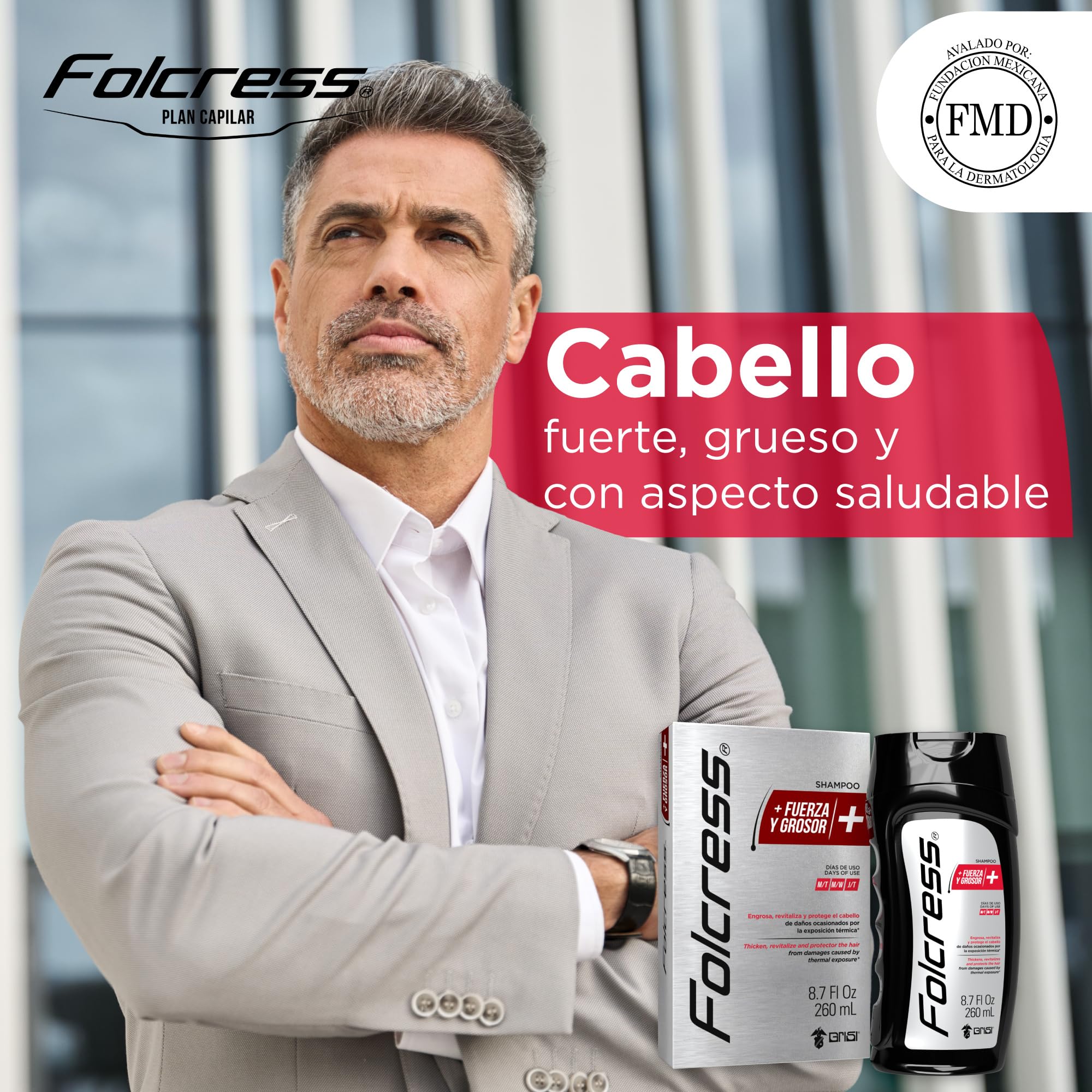 Folcress Shampoo - Gentle Daily Cleansing for Healthy-Looking Hair