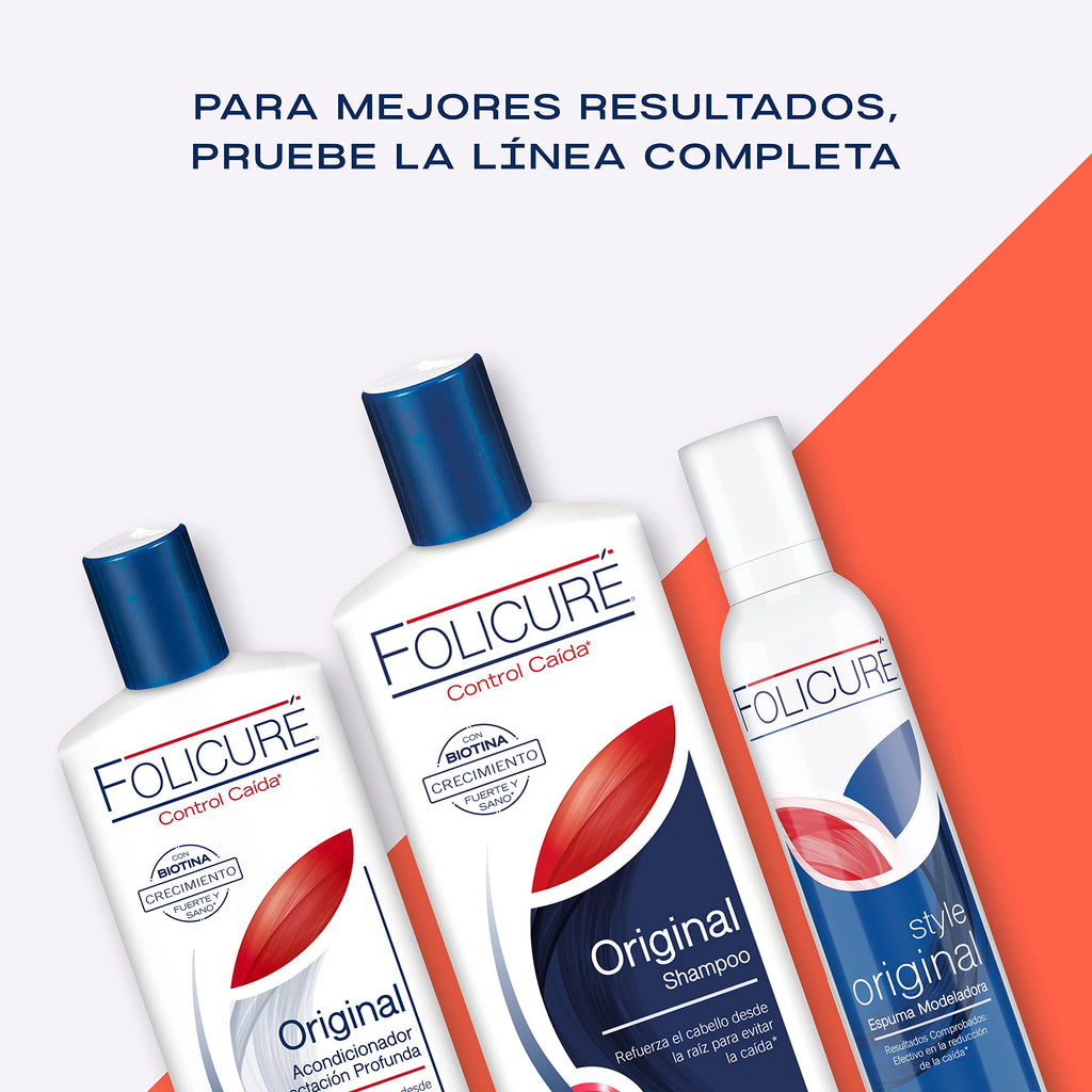 Folicure Shampoo, 12 Ounce – Gentle Cleansing for Dry, Damaged Hair
