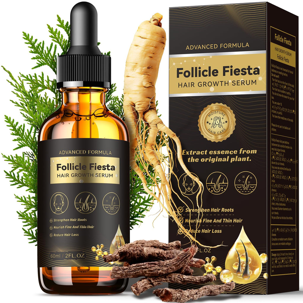 Folivive Women’s Hair Growth Serum Oil – 100% Natural Herbal Follicle Serum