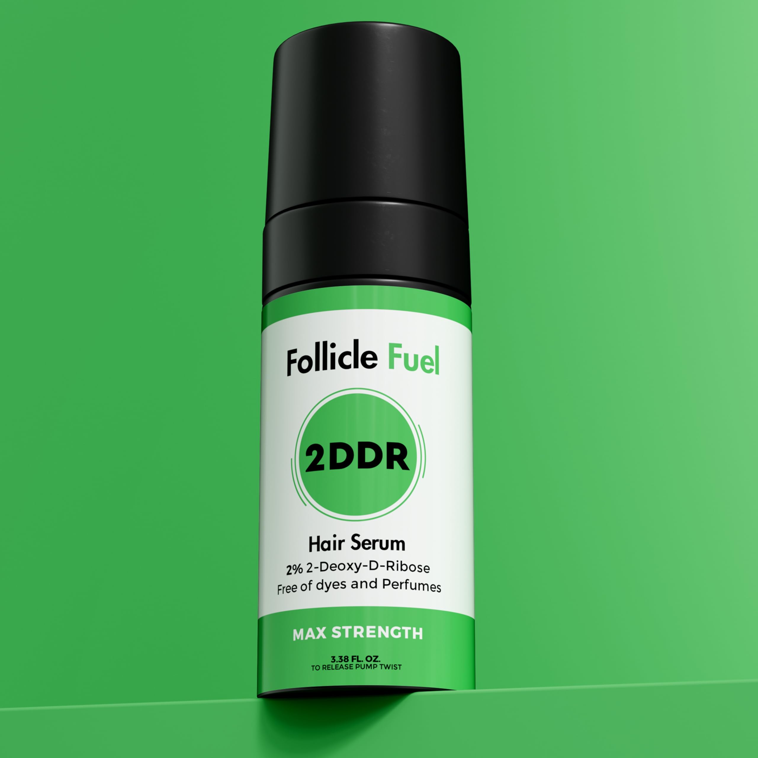 Follicle Fuel Hair Growth Serum 2% 2DDR – 3.38 oz Travel-Friendly Foam