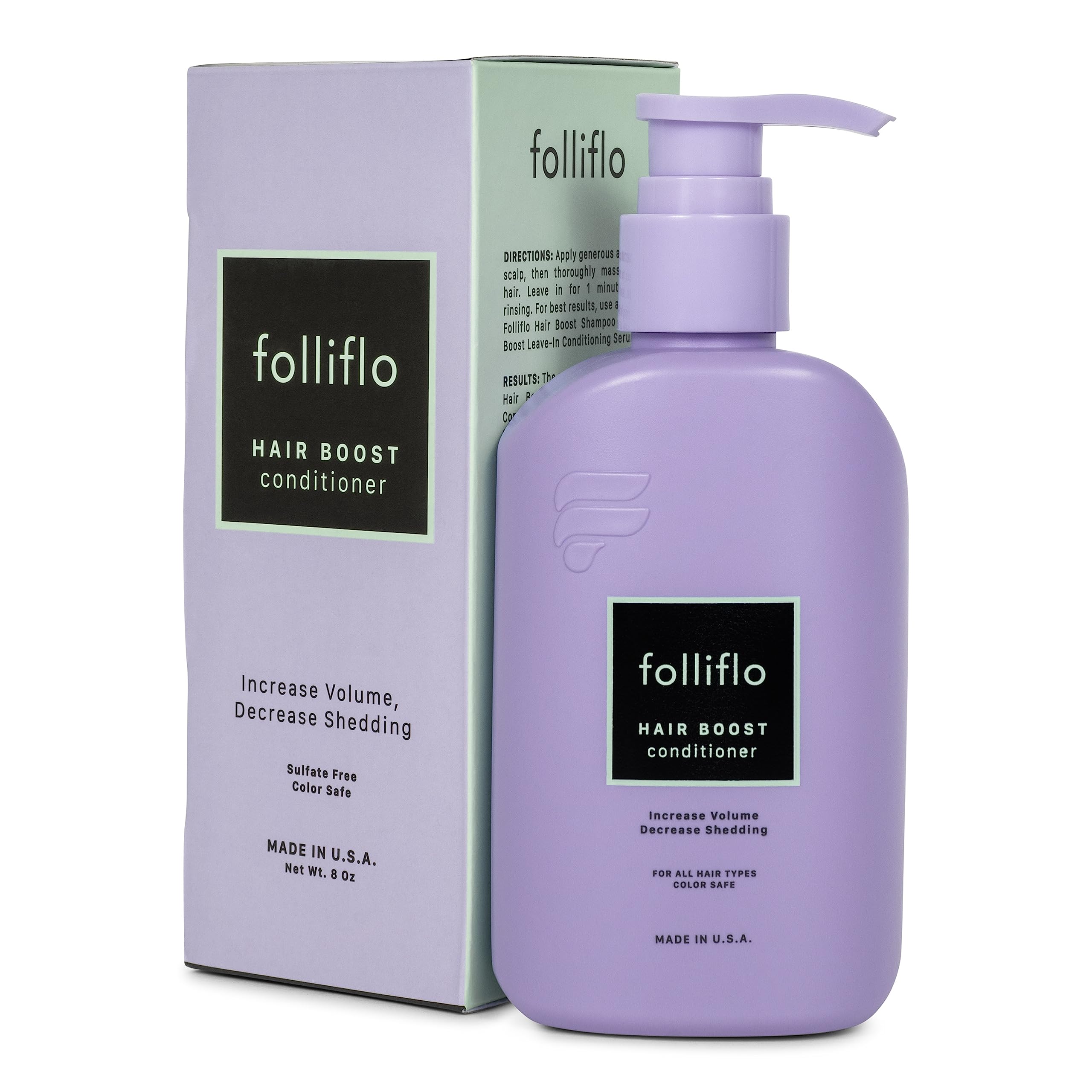 Folliflo Hair Boost Conditioner – Thicker-Looking Hair & Scalp Care | Daily Use Formula (Up to 90 Day Supply)