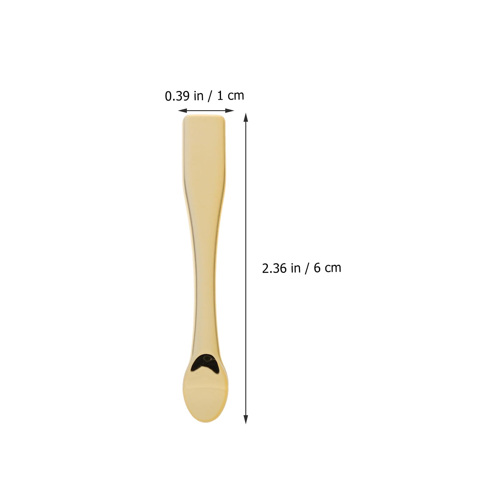 FOMIYES 50 Pcs Eye Cream Spatula – Gold Plastic Spatulas for Skincare, Hygienic & Travel-Friendly