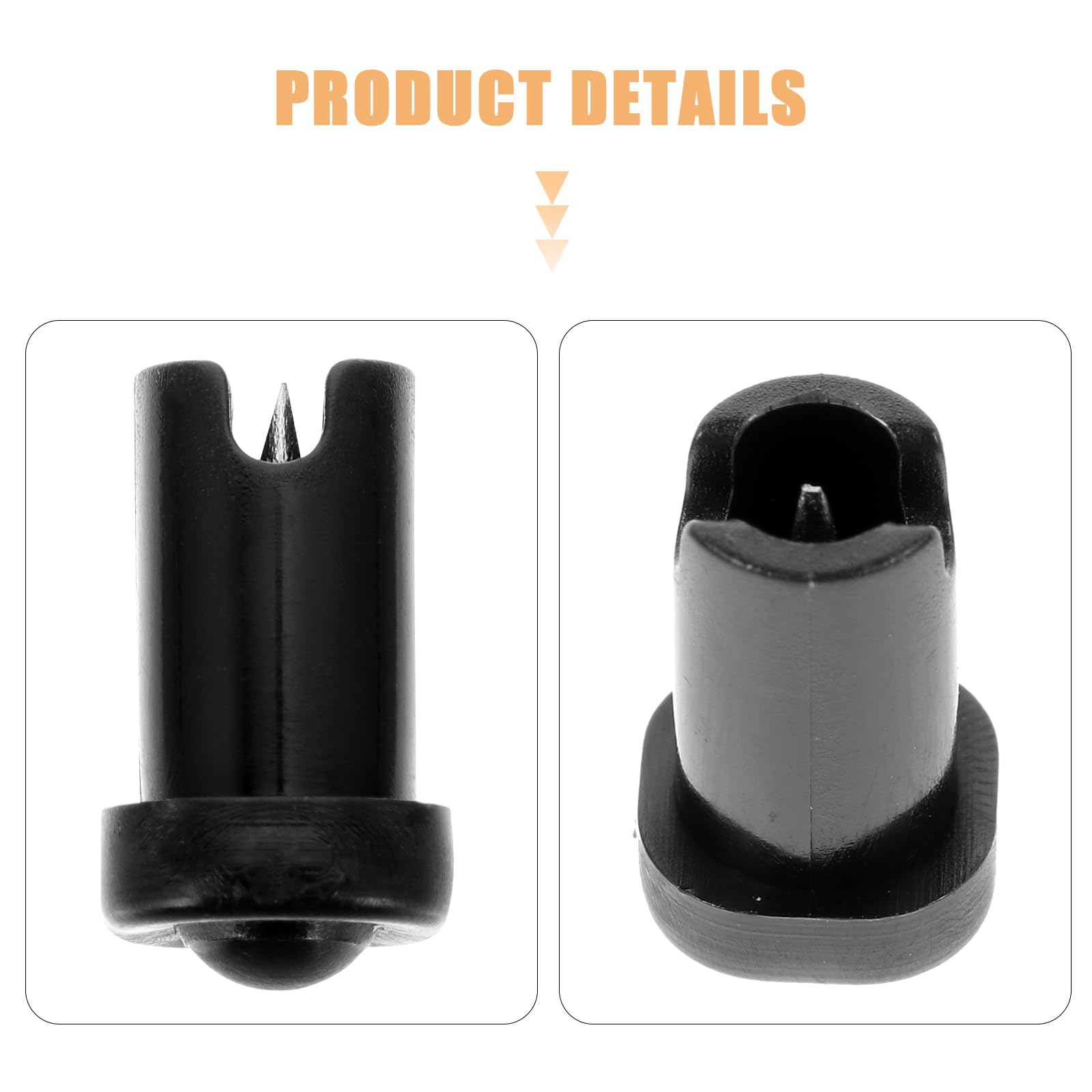 FOMIYES 100pcs Glue Bottle Anti-Blocking Needle Lash Tools for Lash Extensions