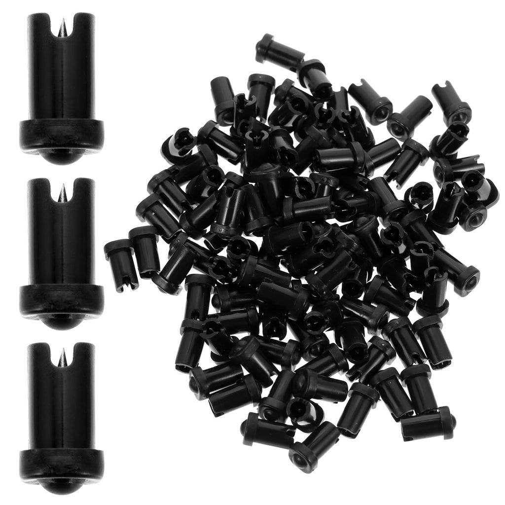 FOMIYES 100pcs Glue Bottle Anti-Blocking Needle Lash Tools for Lash Extensions