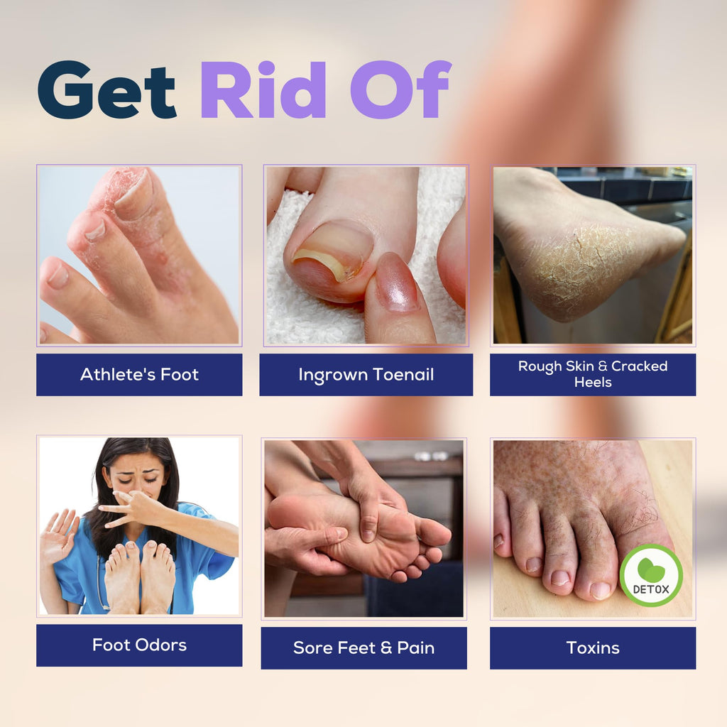 FOOT CURE Tea Tree Oil & Soothing Lavender Foot Soak with Epsom Salt – 16 oz Pack of 2 for Spa Pedicure & Softened Calluses