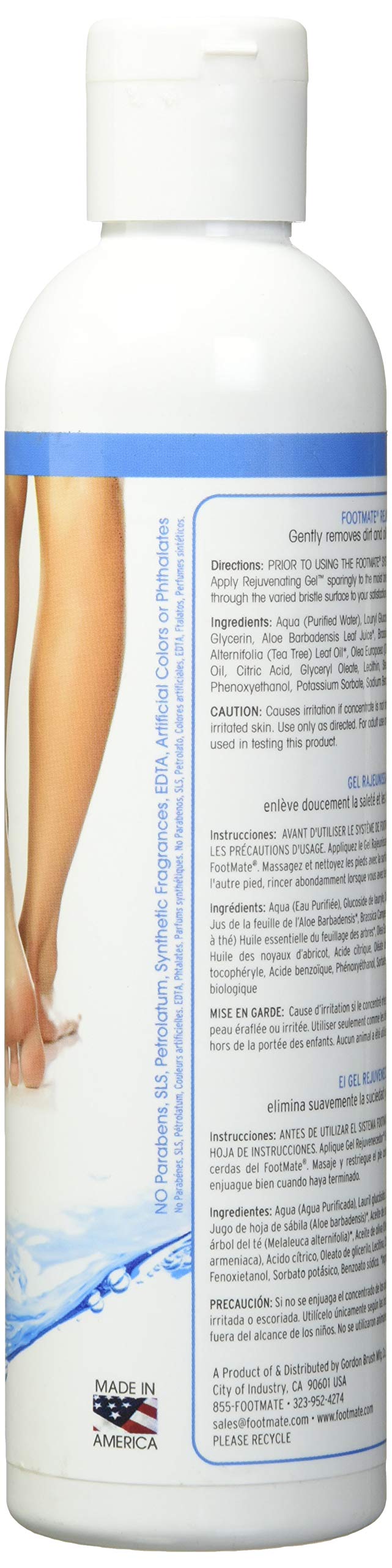 The FootMate System Rejuvenating Gel – Natural Foot Care Cleanser & Conditioner