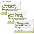 Forever Living Aloe Avocado Face & Body Soap – Gentle Cleansing with Fresh Citrus, Pack of 3