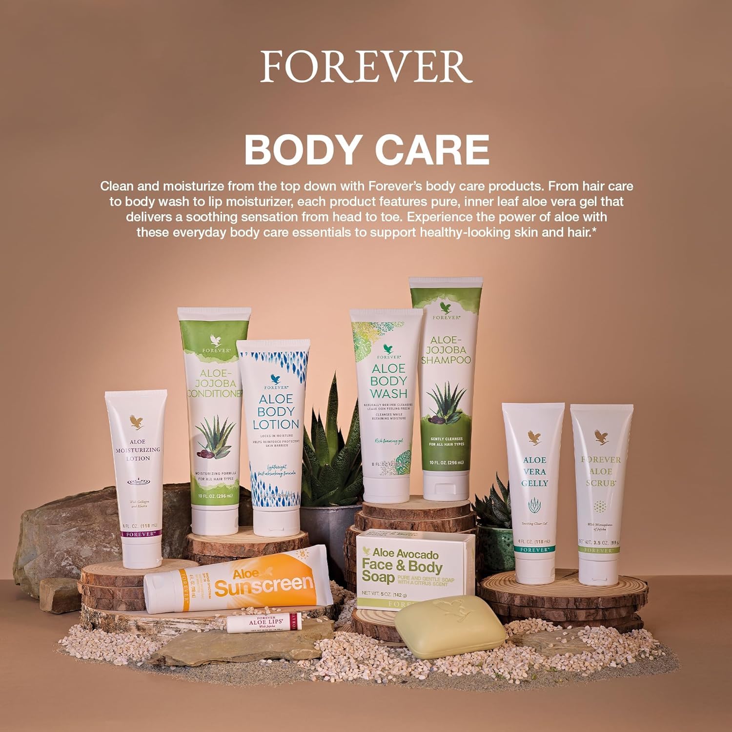 Forever Living Aloe Vera Gelly – Pure Aloe Gel for Skin, Fast-Absorbing & Non-Staining (4 fl oz x2) – Vegan & Gluten-Free