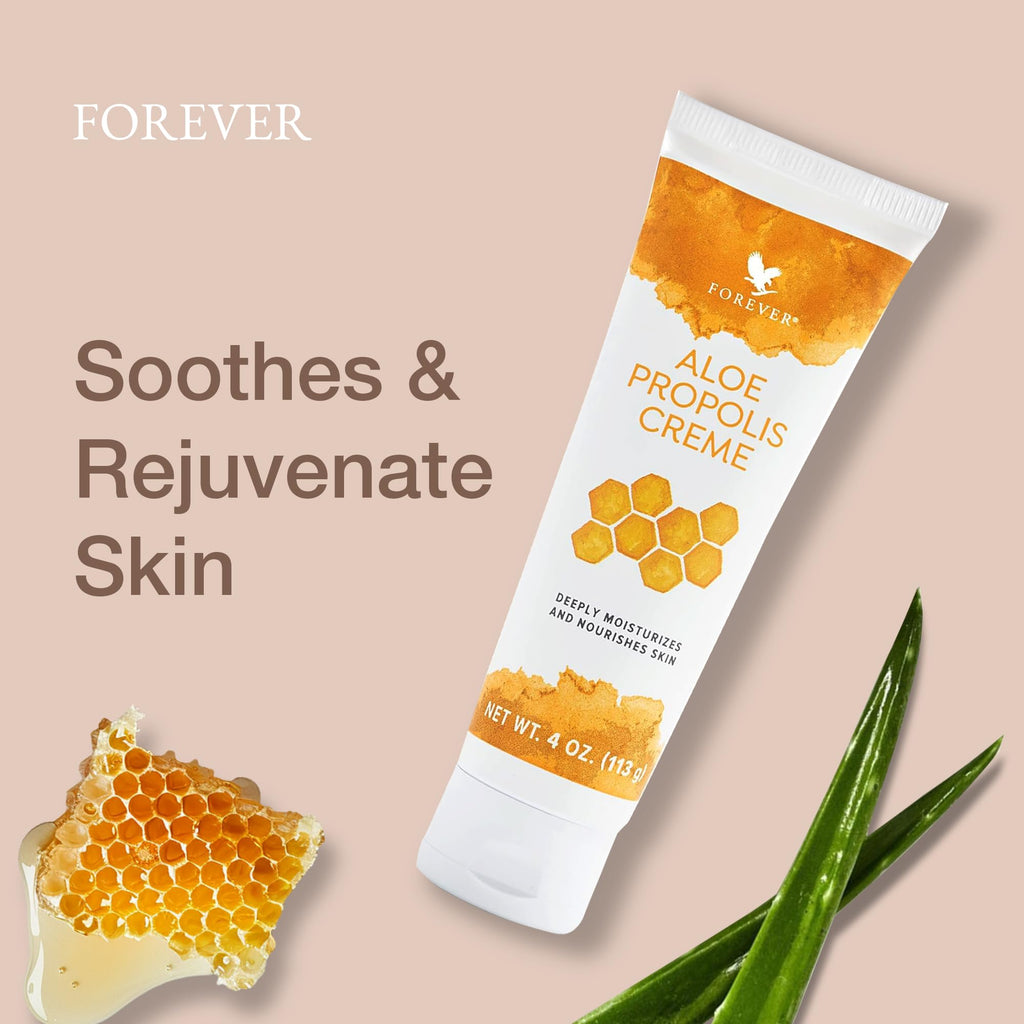 Forever Living Aloe Propolis Creme – Skin Nourishment with Aloe Vera & Bee Propolis (4 oz)