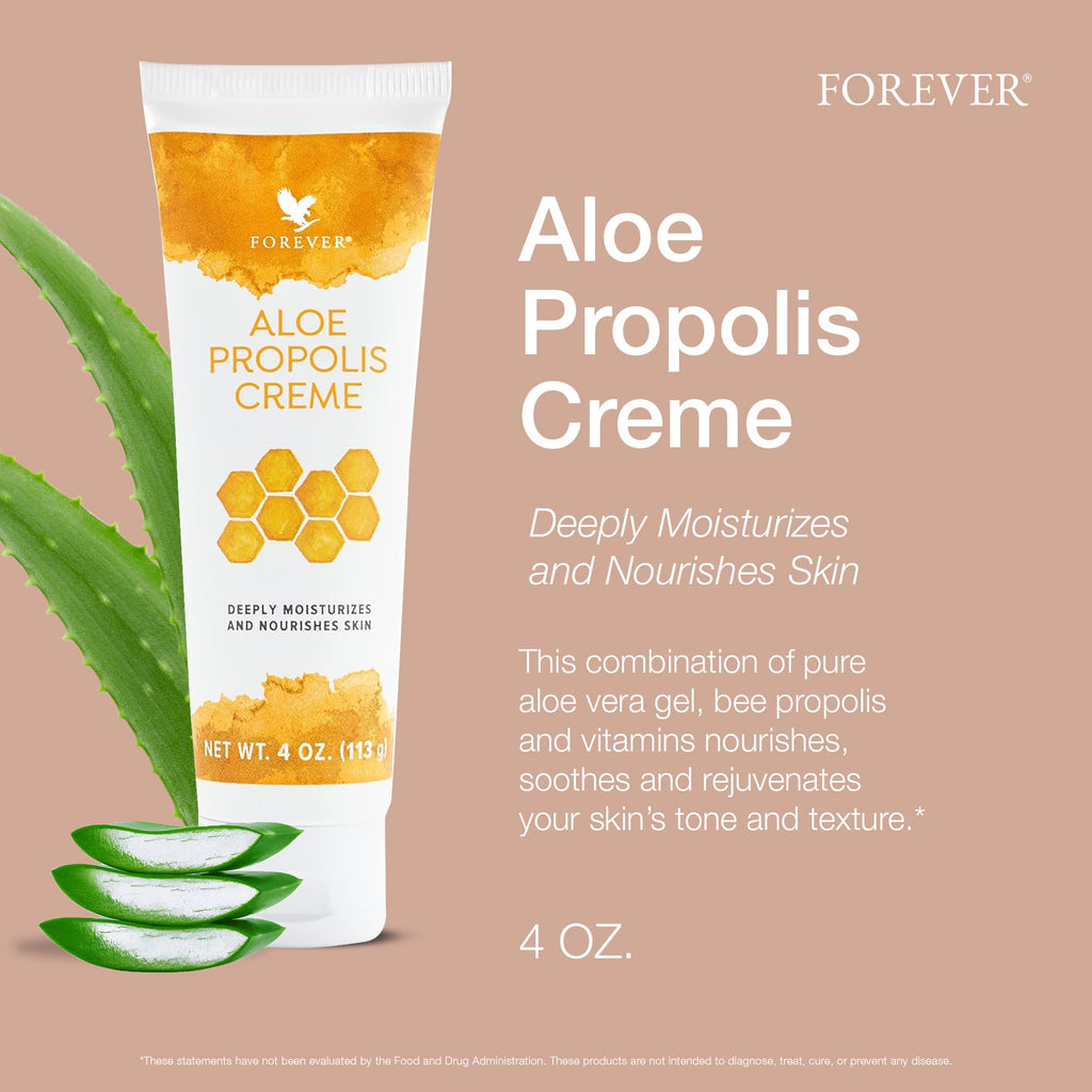 Forever Living Aloe Propolis Creme – Skin Nourishment with Aloe Vera & Bee Propolis (4 oz)