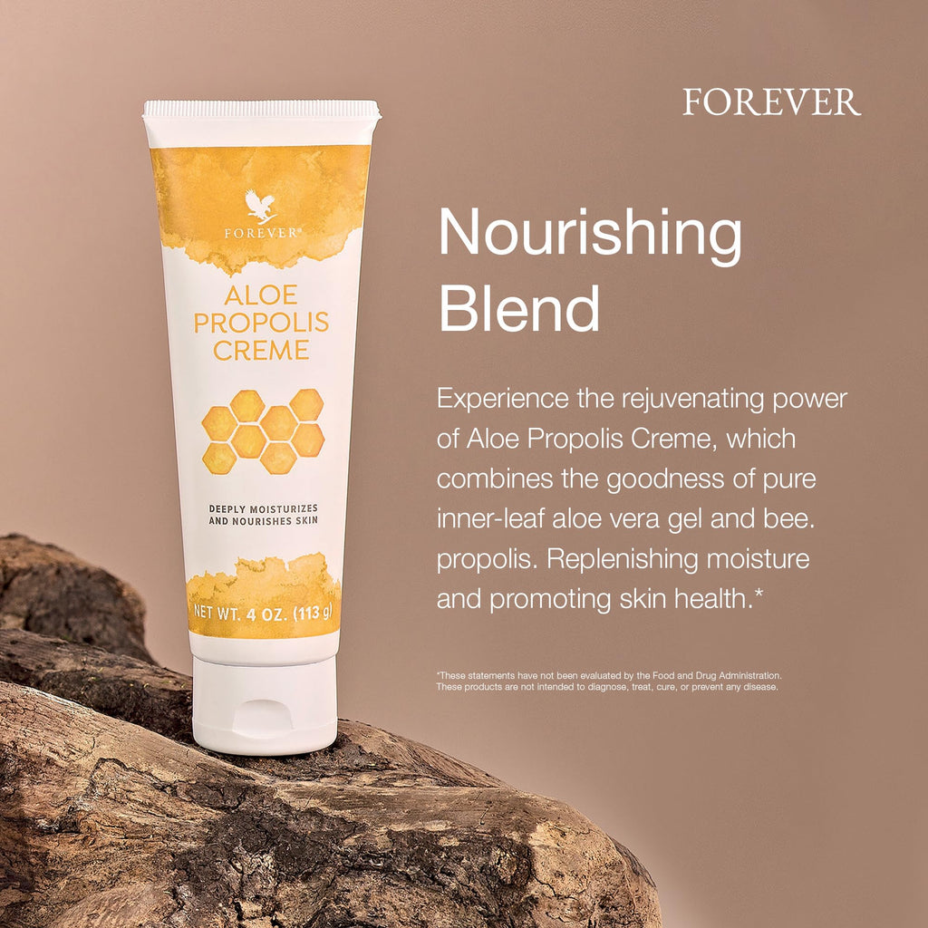 Forever Living Aloe Propolis Creme – Skin Nourishment with Aloe Vera & Bee Propolis (4 oz)