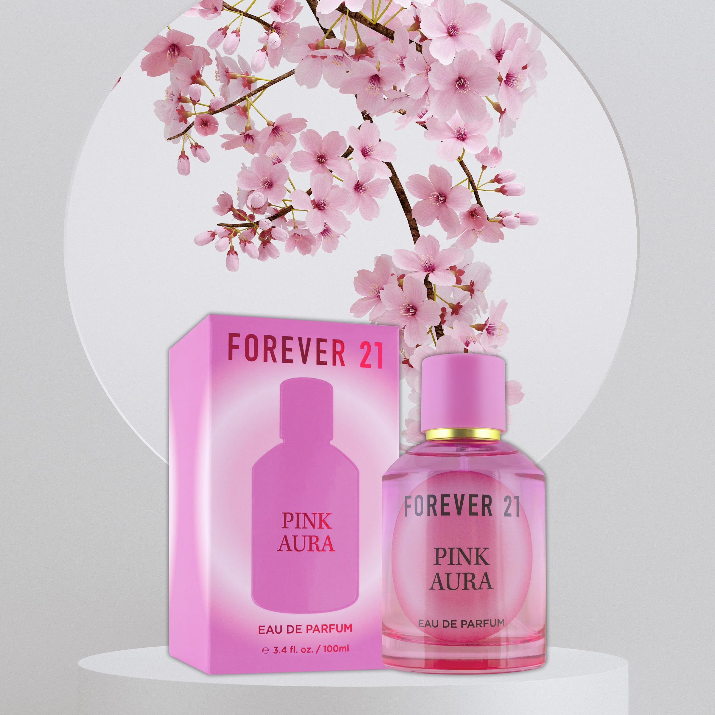 Pink Aura Eau de Parfum 3.4 fl oz for Her - Forever 21
