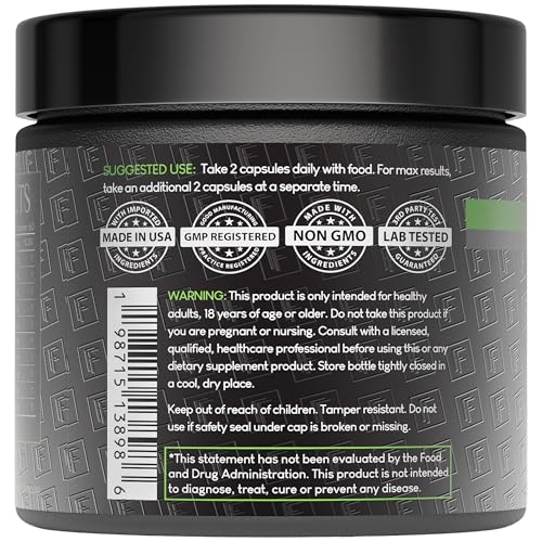 Formulation Factory Crown of Glory 10-in-1 Hair Growth Maximizer – DHT Blocker with Saw Palmetto, Fo-Ti, Collagen (4 Month Supply)
