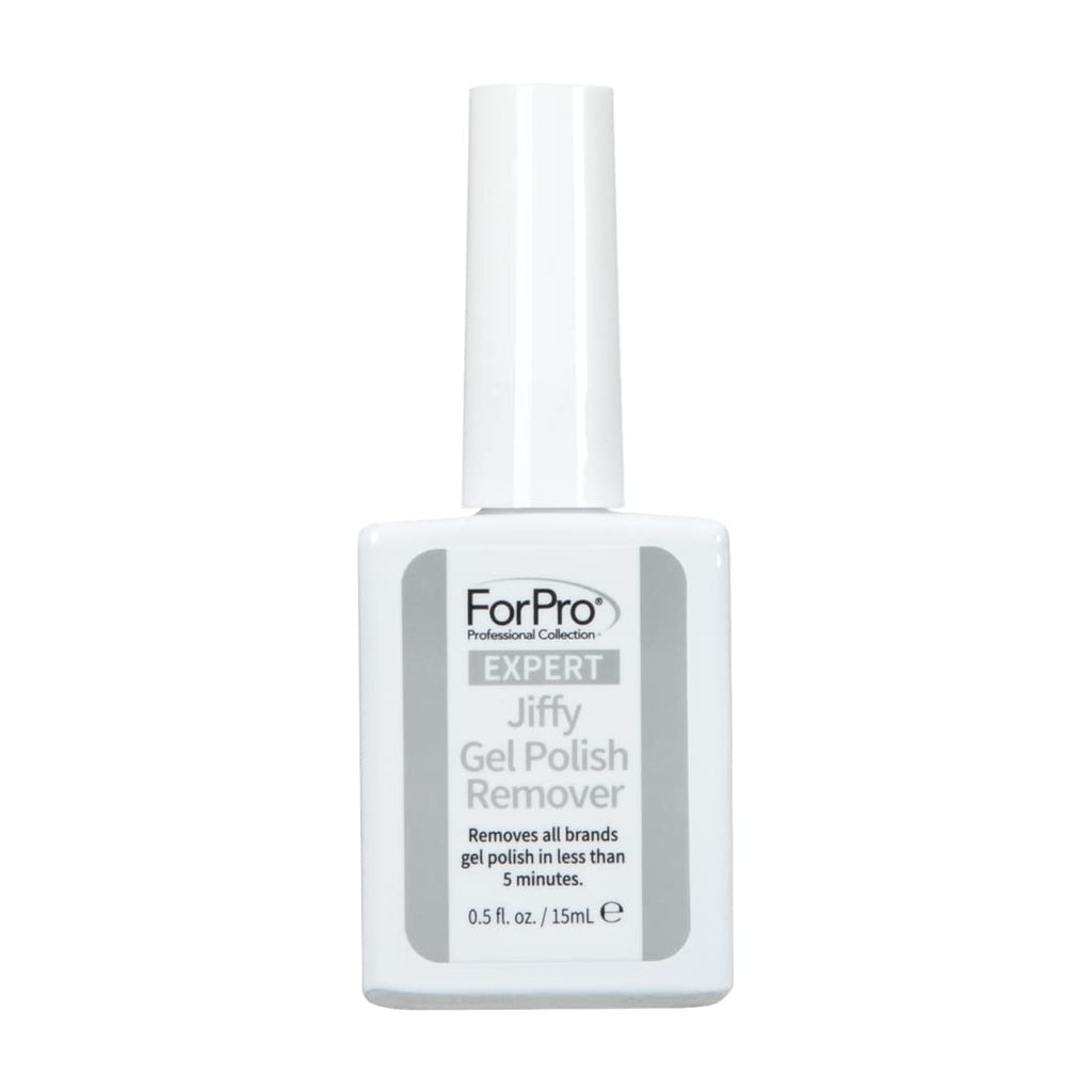 ForPro Expert Jiffy Gel Polish Remover | Quick Gel Removal Under 5 Minutes | No Foil or Soaking Needed | 0.5 Fl Oz
