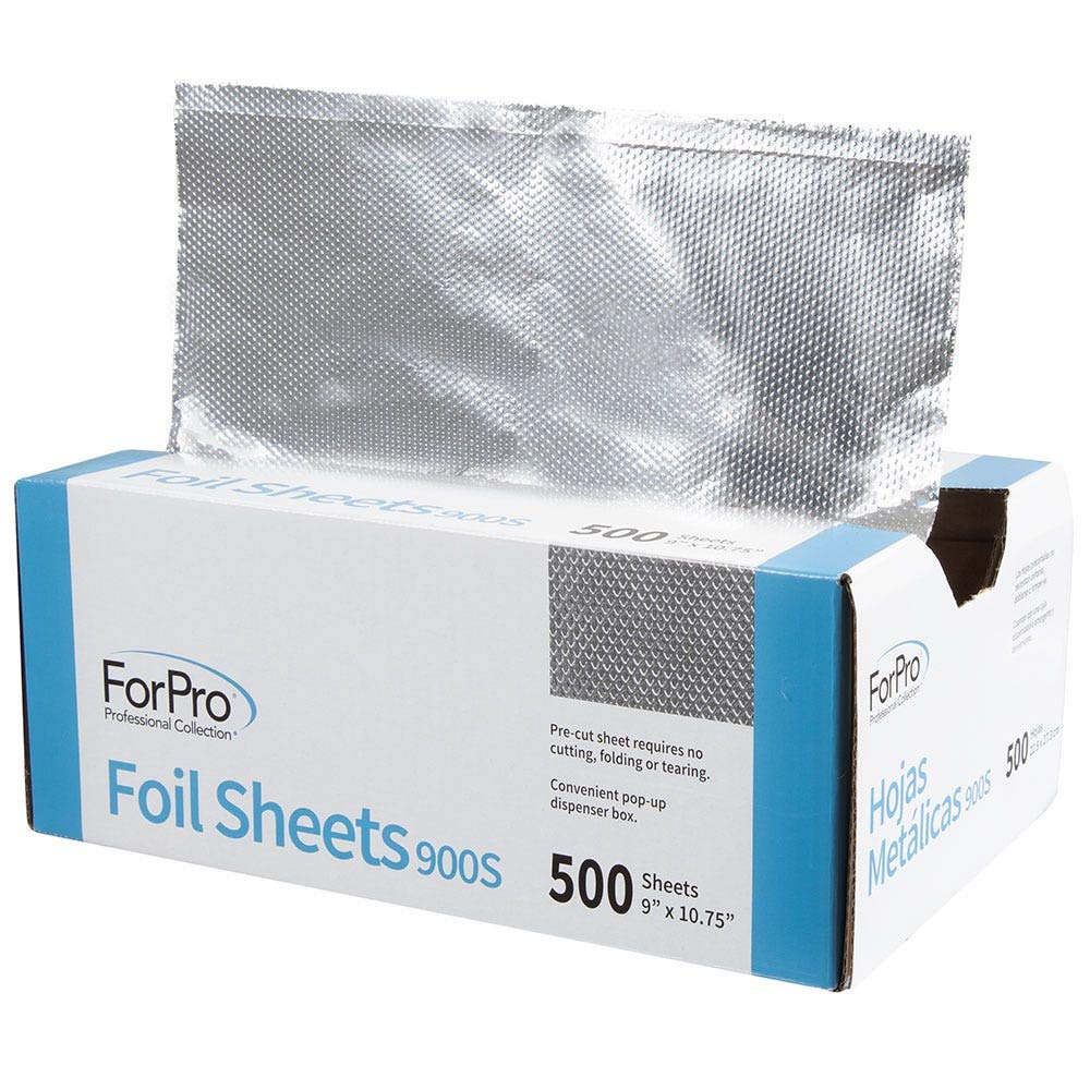 ForPro Professional Collection Embossed Foil Sheets 900S – Pop-Up Dispenser, 9” W x 10.75” L, Pack of 6