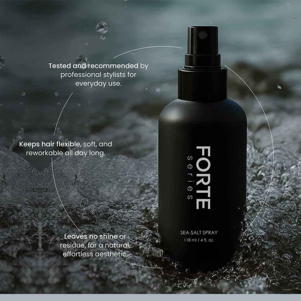 Alex Costa Sea-Salt Spray by Forte Series – Beachy Volume for Men, 4 oz