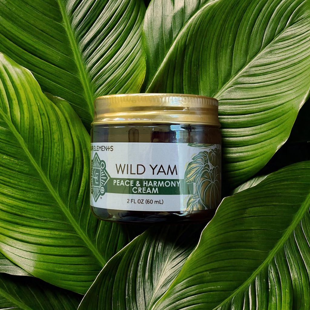 Wild Yam Peace & Harmony Cream | Four Elements 4E – Organic, USA-Made Herbal Balance
