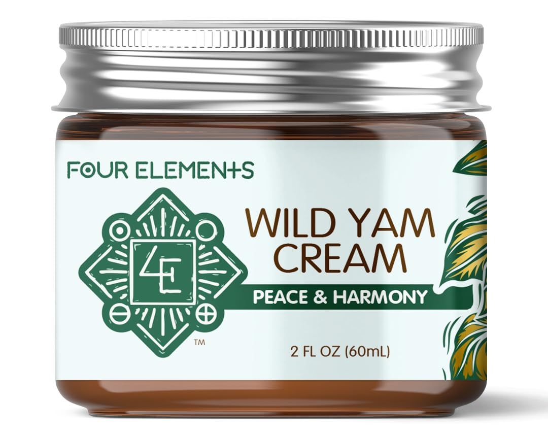 Wild Yam Peace & Harmony Cream | Four Elements 4E – Organic, USA-Made Herbal Balance