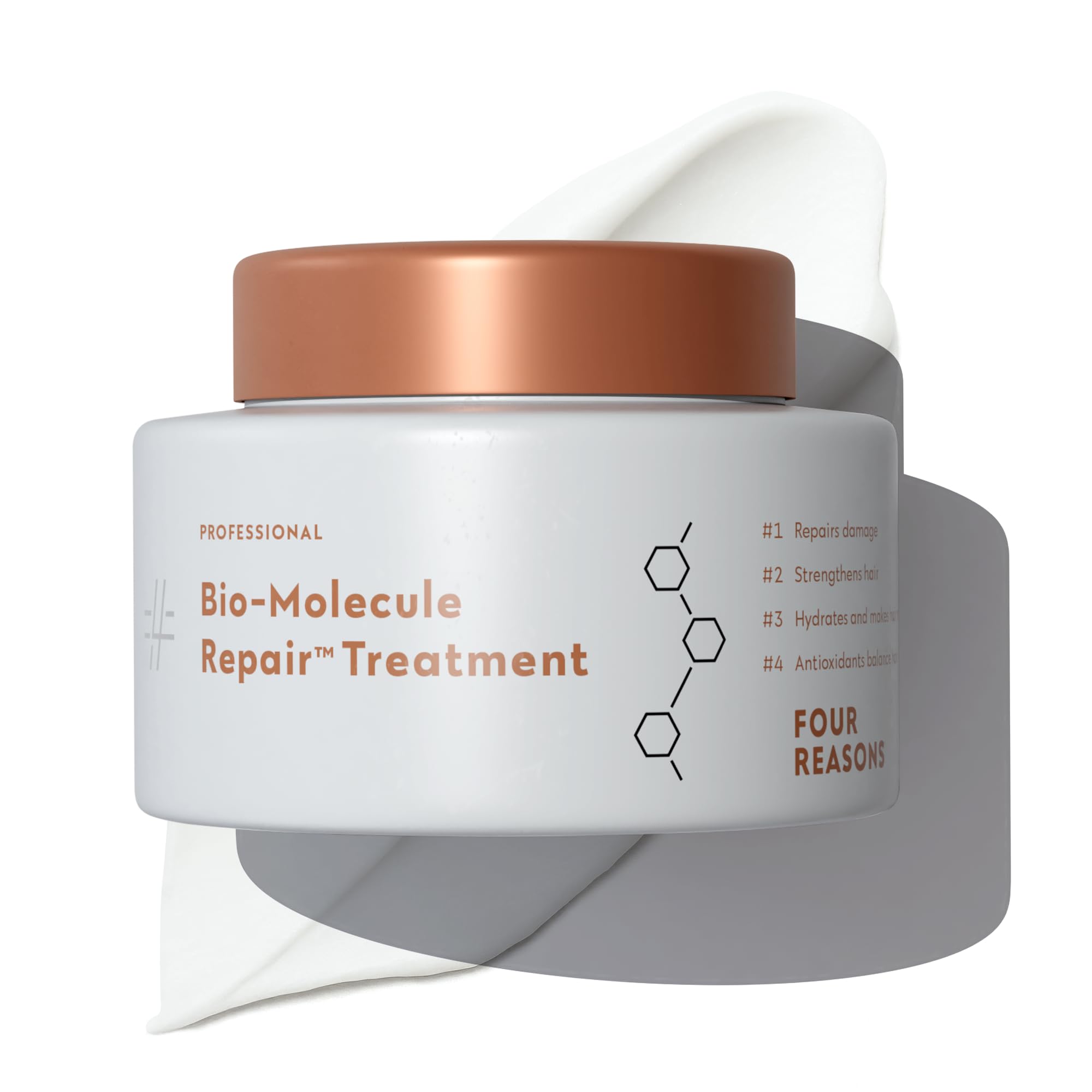 FOUR REASONS Bio-Molecule Repair Hair Mask – Deep Conditioning & Bond Repair for Damaged Hair