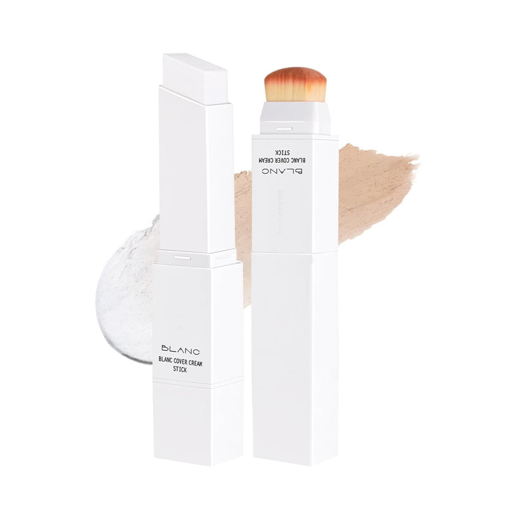Fovcos Blanc Cover Cream Stick – Color-Changing Foundation with Pore Blur & Hydration