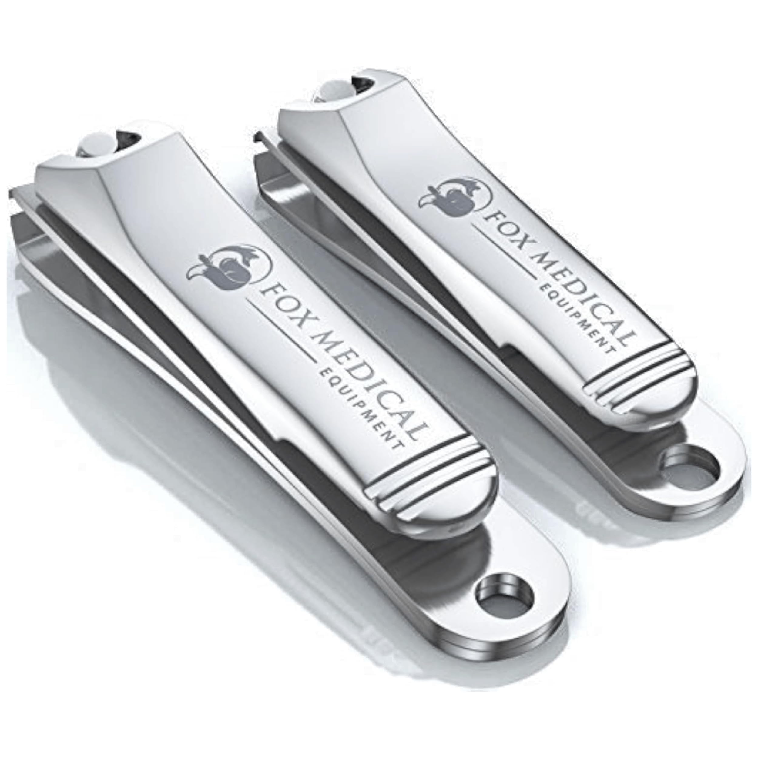 Fox Medical Equipment Professional Nail Clippers Set – Ultra-Sharp Surgical-Grade Stainless Steel, Ergonomic Grip & Lifetime Warranty