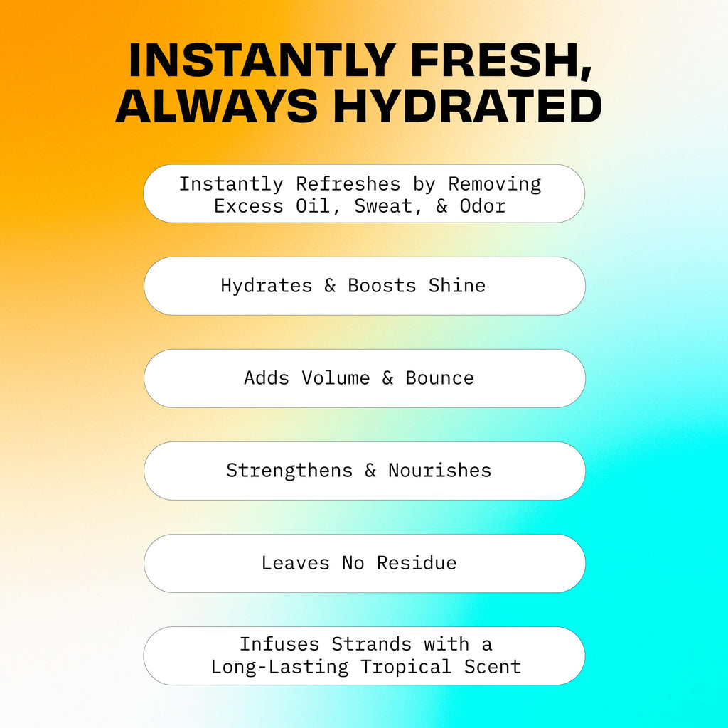 FoxyBae Hydrating Dry Shampoo Spray - Waterless Biotin & Vitamin E, Coconut Scent Coco Beach 7 oz
