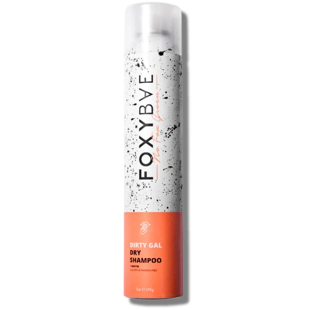 FoxyBae Volumizing Dry Shampoo with Biotin – For Dark, Brunette & Blonde Hair