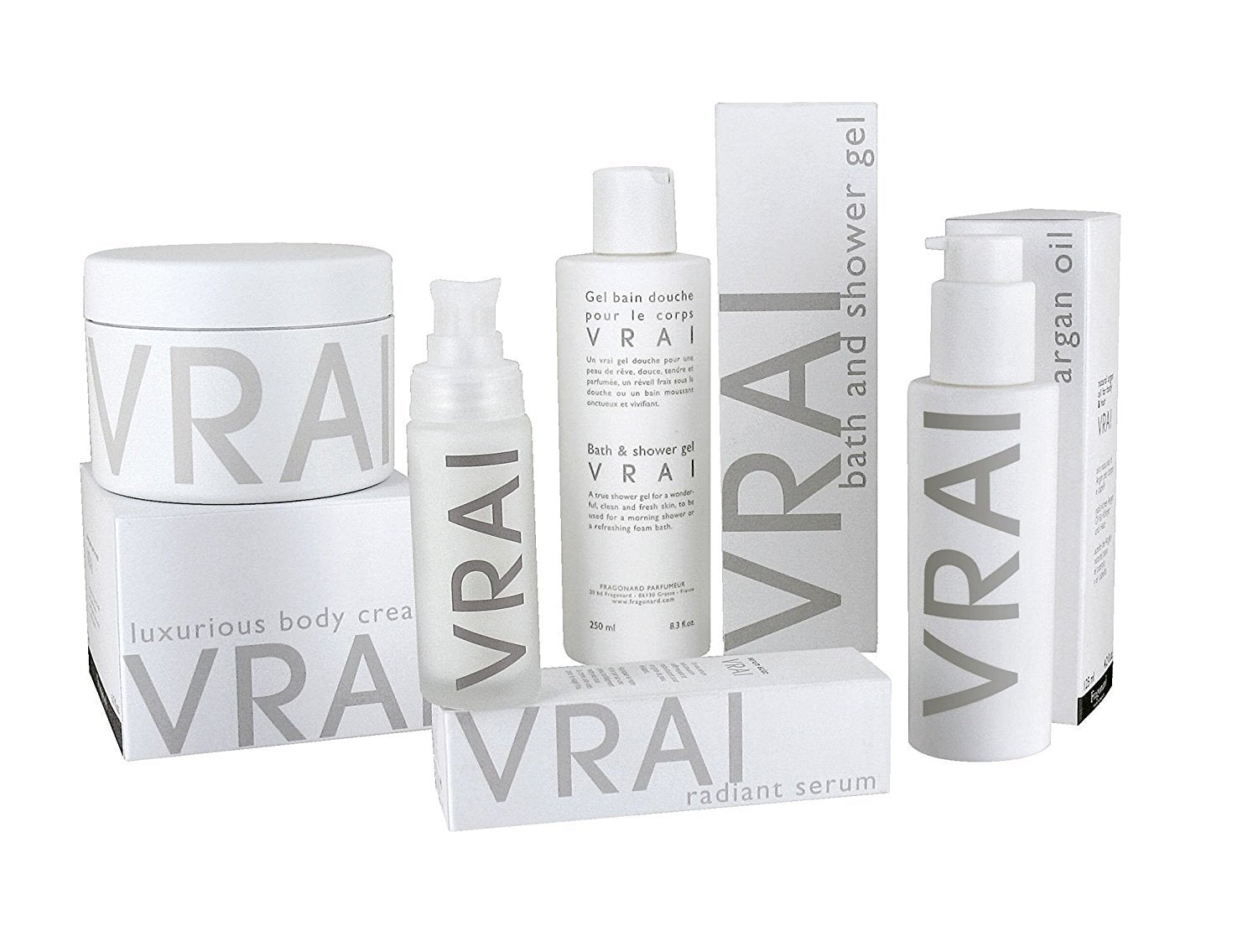 Fragonard Vrai Bath & Shower Gel – 250 ml | Bergamot, Verbena & Jasmine