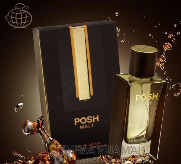 Fragrance World Posh Malt Edp 80ml – Unisex Luxury Woody-Spicy Perfume