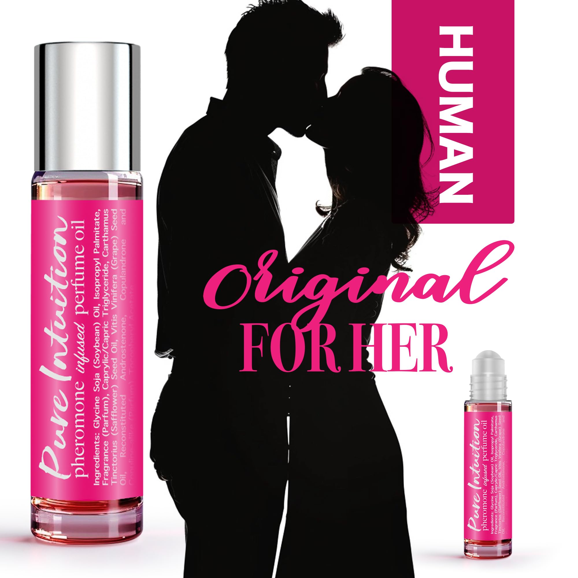 FragrantShare Roll-On Perfume Oil for Women – Alcohol-Free Pheromone Cologne, 0.34 fl oz (10 mL) TSA Ready
